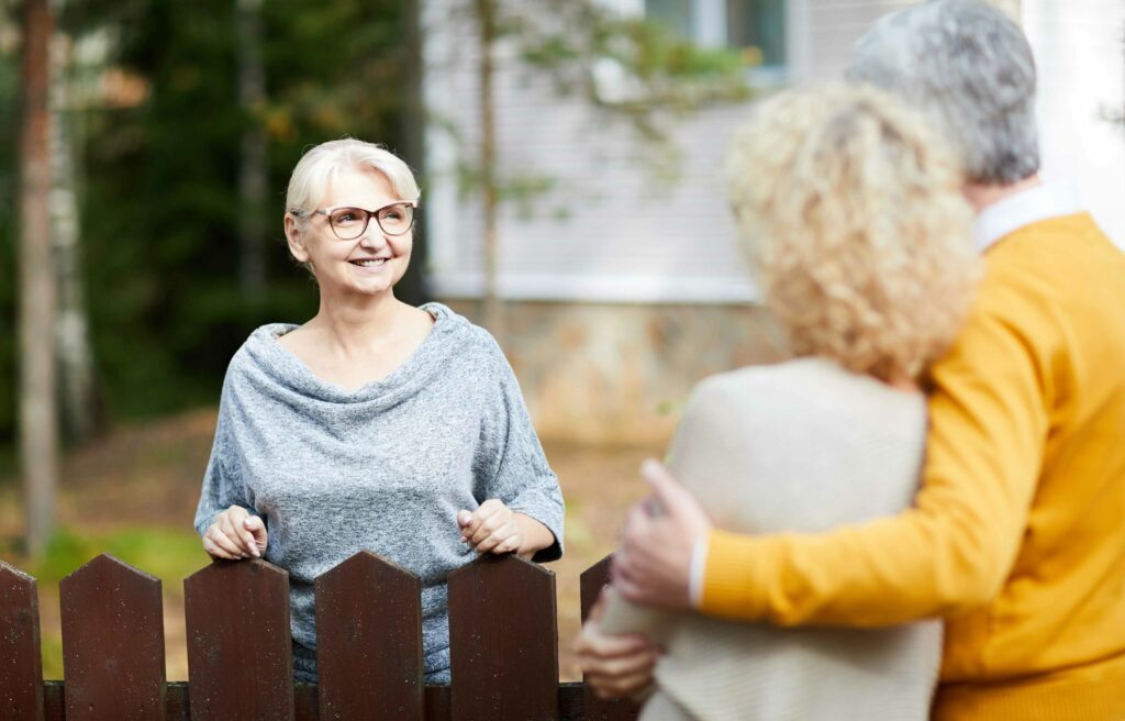 neighbours discussing