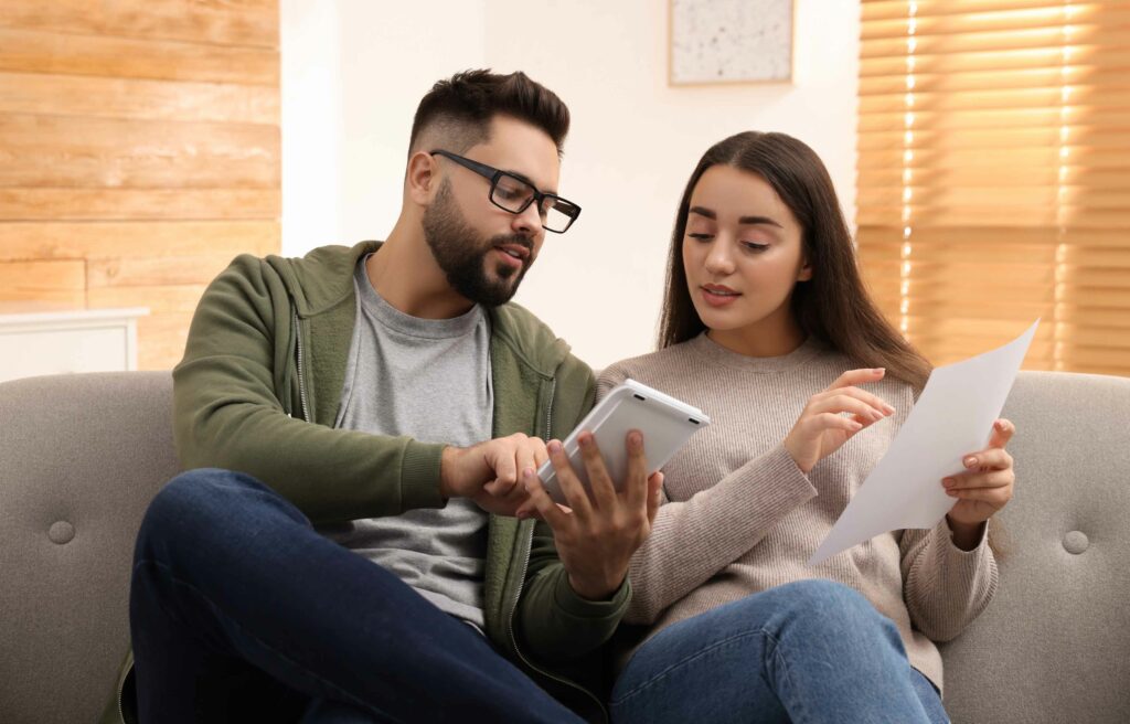 couple discussing retirement