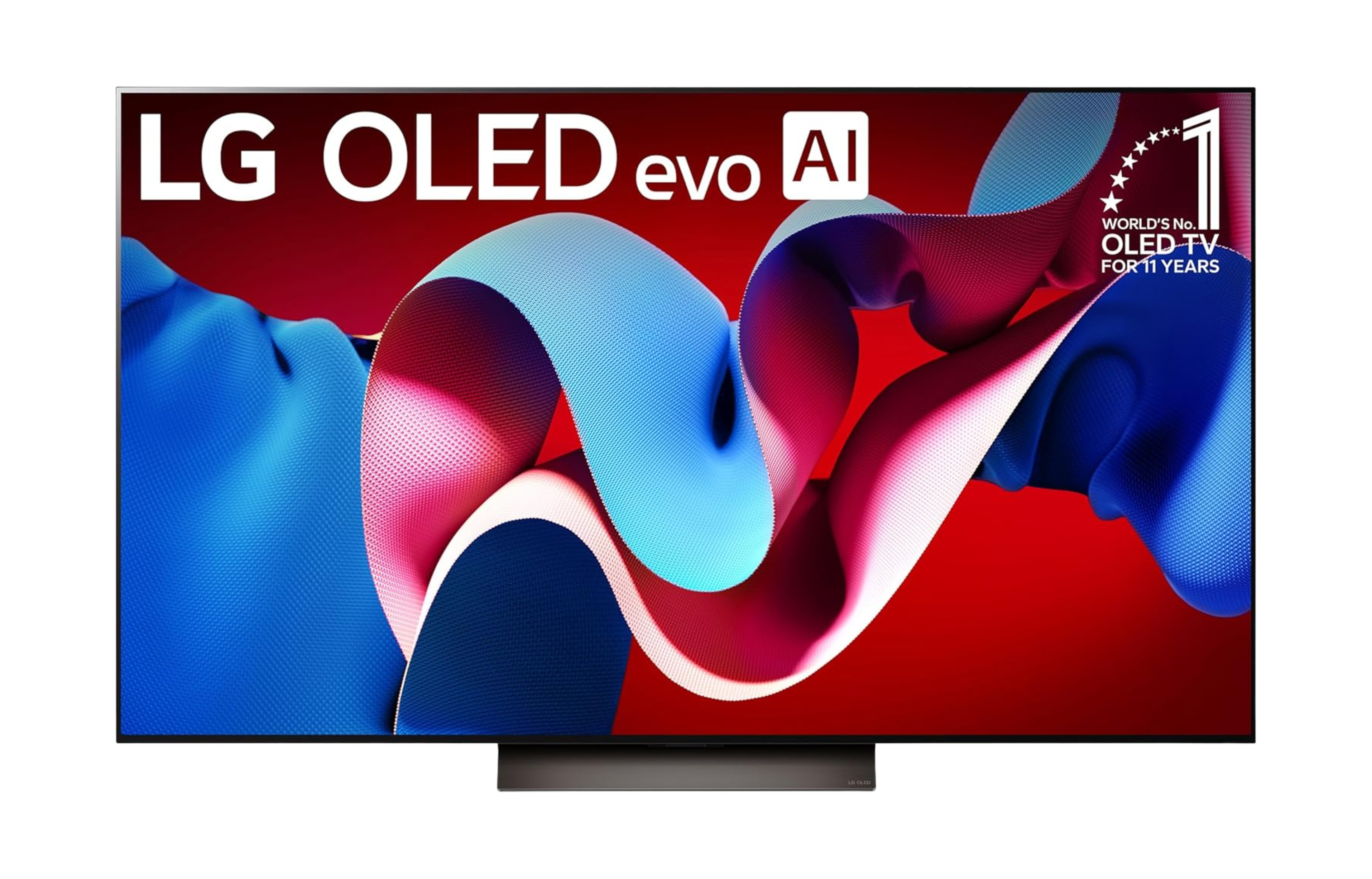 LG 77-Inch Class OLED evo C4 Series Smart TV 4K Processor Flat Screen