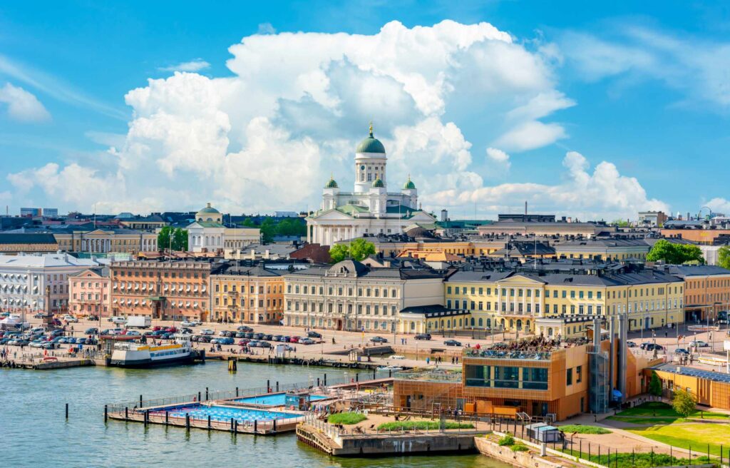 Helsinki, Finland to Cities with Great Air Quality Index