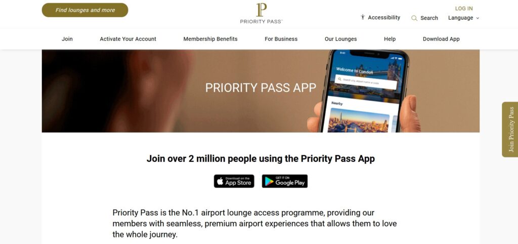 Is Priority Pass's Application Available? 