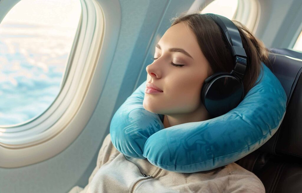 Sleeping in Plane