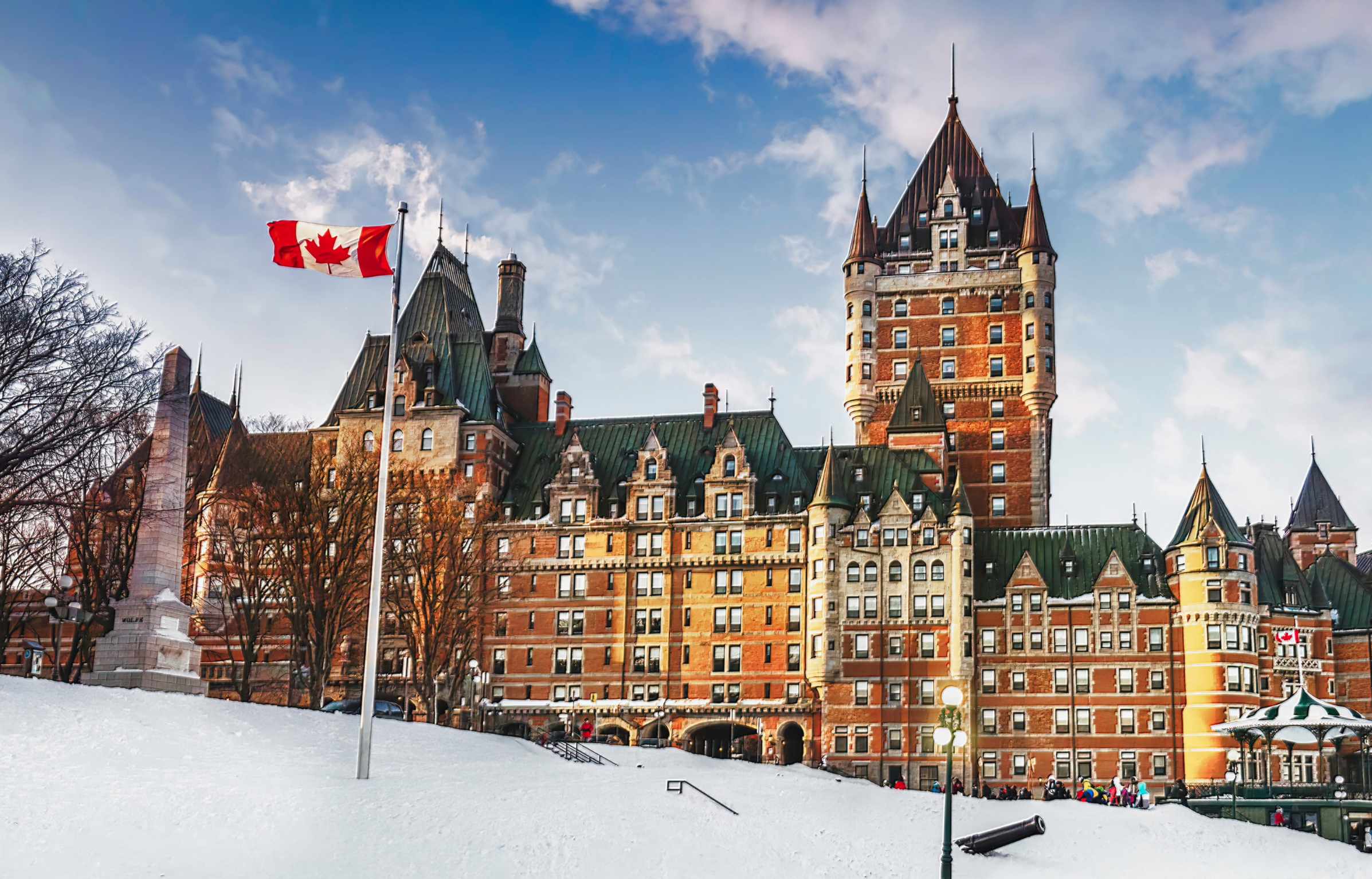 Canada View and Flag