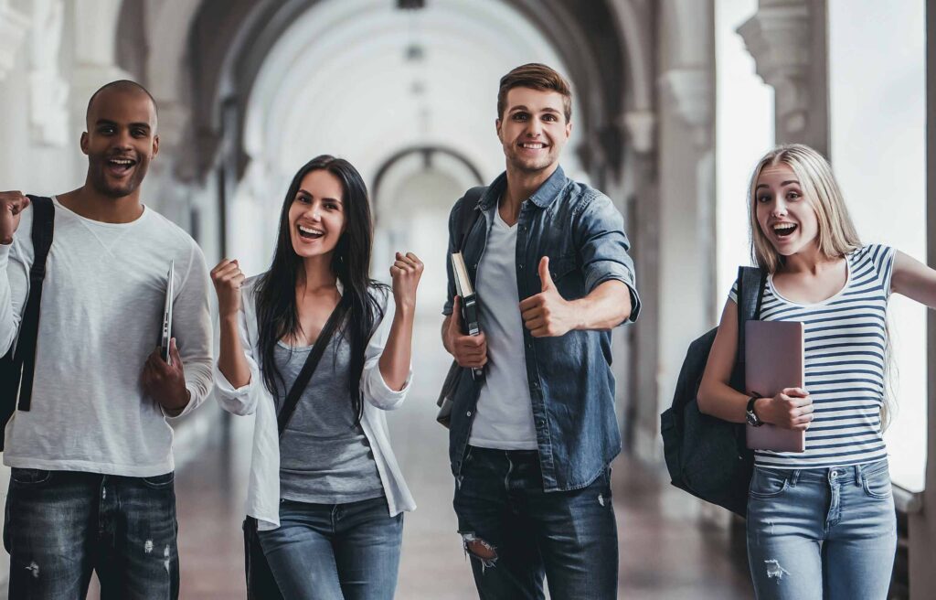 Four College Students