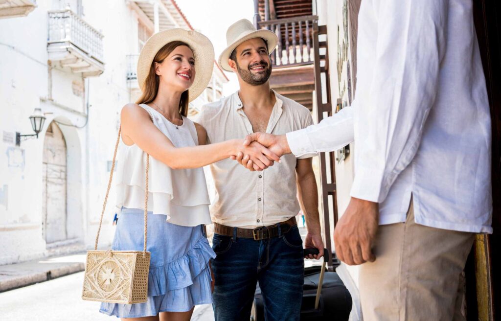 Traveling Luxurious Leisure Couple