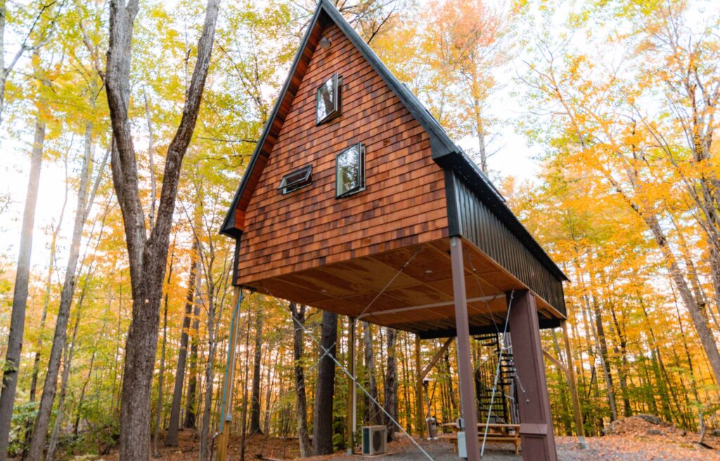 Brown Wooden House Near Trees