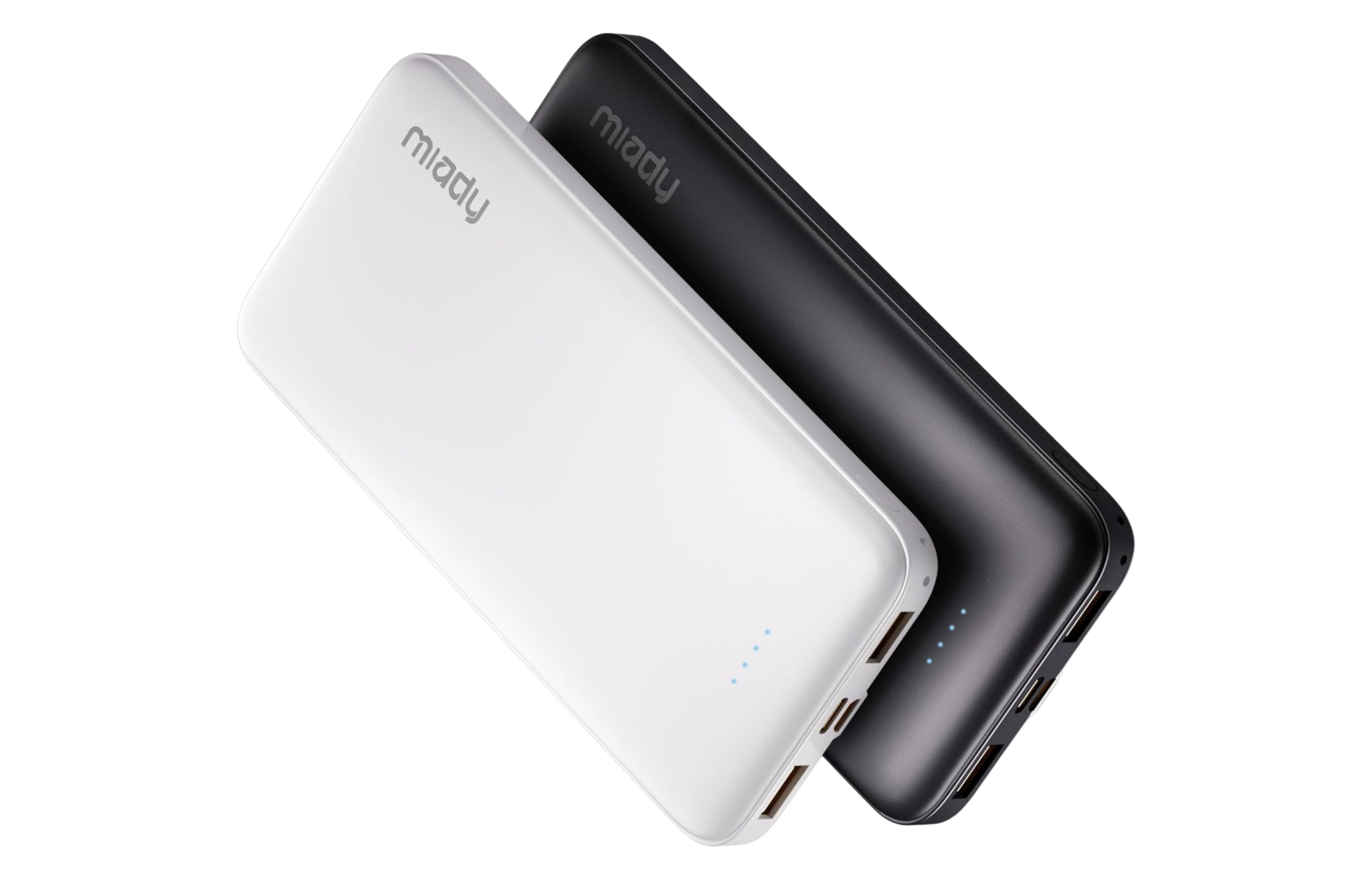 Miady 2-Pack 10000mAh Dual USB Portable Charger
