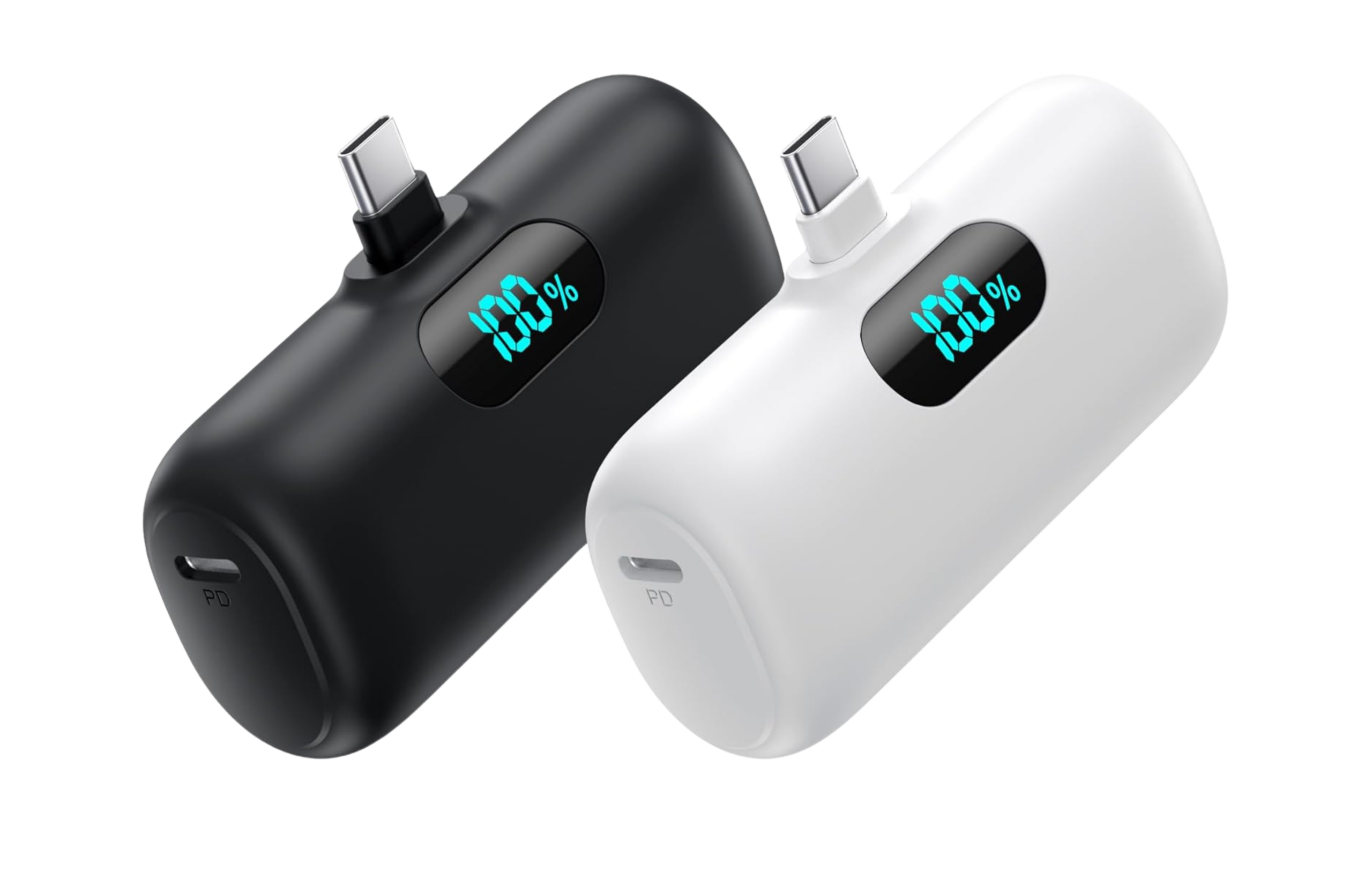 [2-Pack] Mini Portable Charger 5000mAh Power Bank