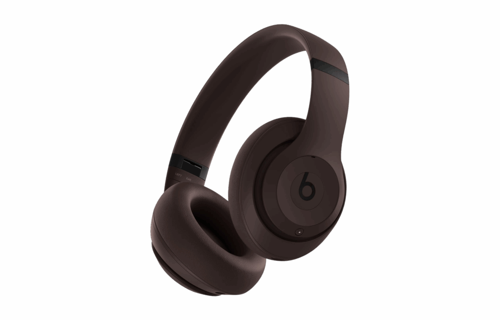 Beats Studio Pro wireless over-ear headphones in dark brown.
