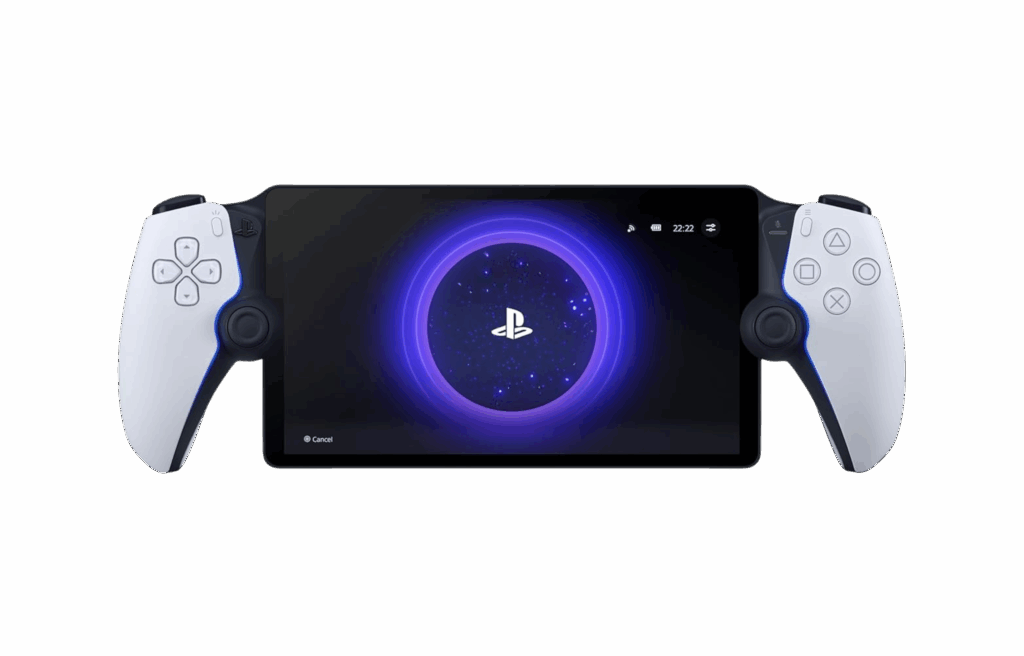 PlayStation Portal handheld remote player with built-in display.